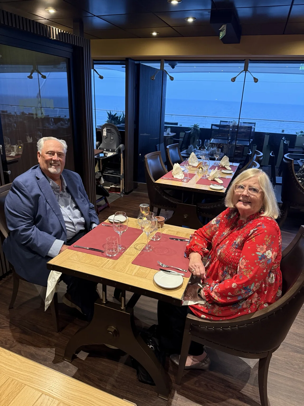 Dinner with a sea view aboard MSC Magnifica